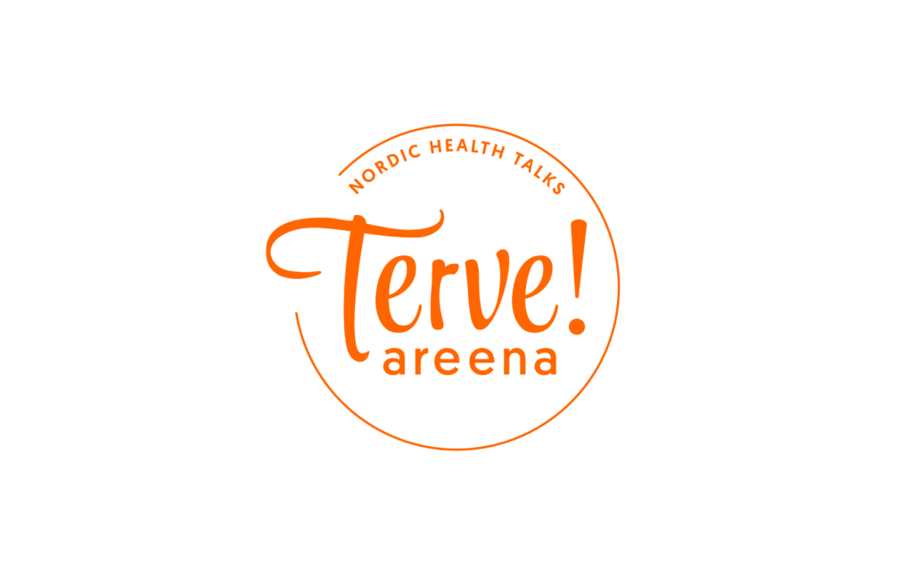 Terve!Areenan oranssinvärinen logo